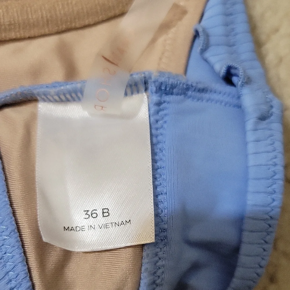 Blue Ruffled Bikini Set - Picture 5 of 6